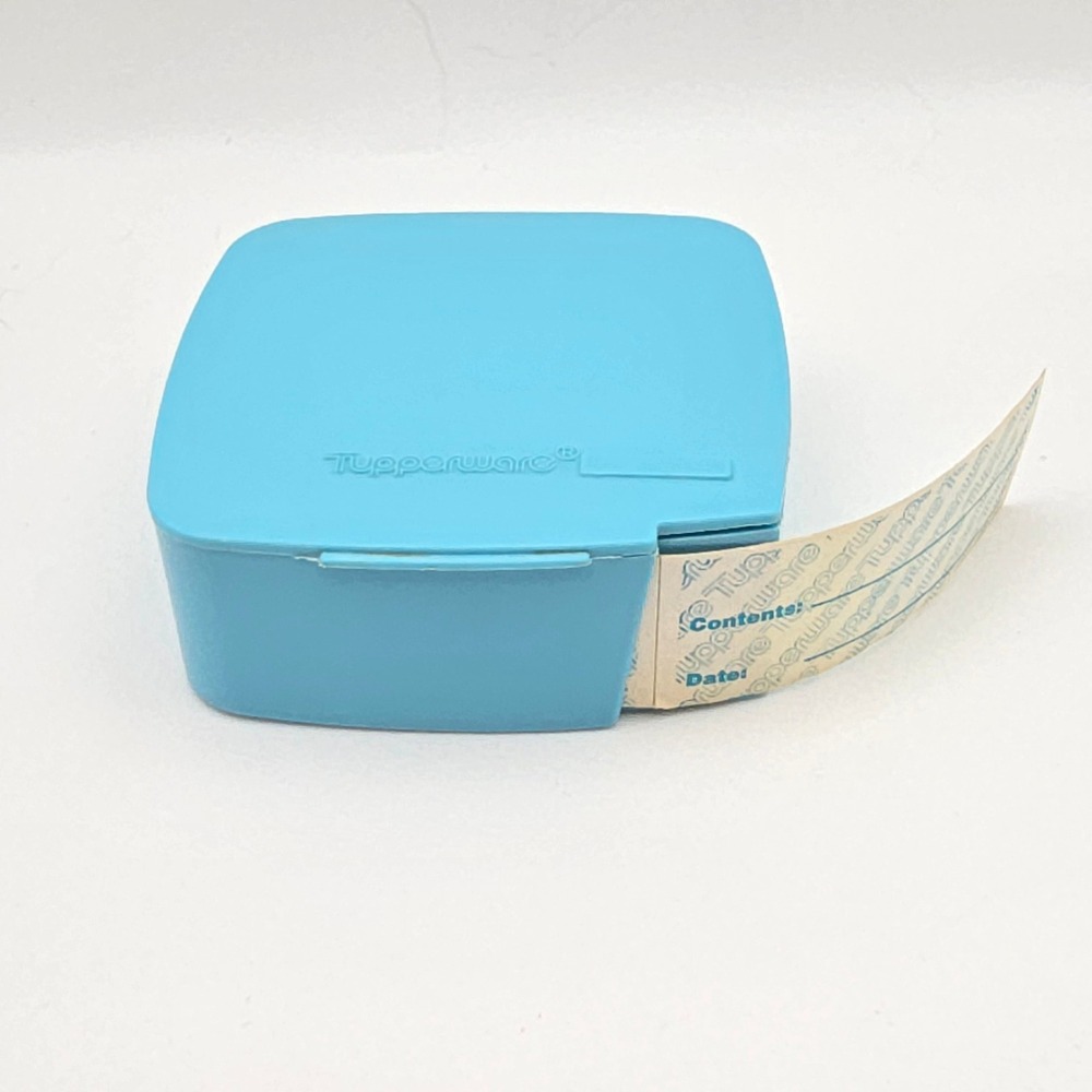 Vintage Tupperware Refrigerator/Freezer Label Dispenser 1446 Canning Organizer
